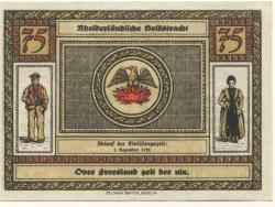 Weener - Spar- und Leihkasse - - 1.12.1922 - 75 Pfennig 