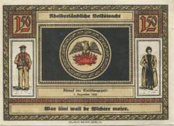 Weener - Spar- und Leihkasse - - 1.12.1922 - 1.50 Mark 