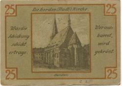 Weimar - Stadt - 1.3.1921 - 25 Pfennig 