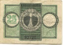 Weinheim - Stadt - 23.4.1919 - 25 Pfennig 