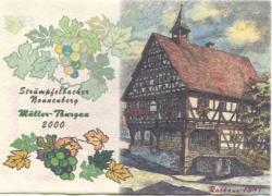 Weinstadt-Endersbach - Württembergischer Philatelistenverein, Sammlergruppe Weinstadt, Treffen Jahnhalle - 29./30.4.2000 - 25 Cent