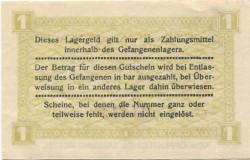 Werl - Offizier-Gefangenenlager - 1.10.1916 - 1 Mark