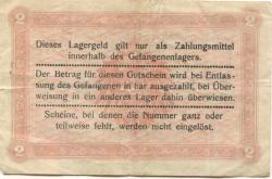 Werl - Offizier-Gefangenenlager - 1.10.1916 - 2 Mark