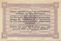 Werl - Offizier-Gefangenenlager - 1.10.1916 - 10 Mark