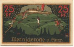 Wernigerode - Stadt - 20.10.1920 - 25 Pfennig 