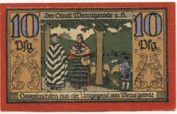 Wernigerode - Stadt - 1.4.1921 - 10 Pfennig