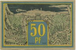 Wernigerode - Nordhausen-Wernigeroder Eisenbahngesellschaft - 1.3.1921 - 50 Pfennig