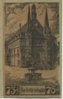 Wernigerode - Stadthallenbau GmbH - 1.10.1921 - 75 Pfennig
