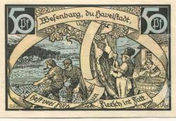 Wesenberg - Stadt - 1.7.1921 - 31.12.1921 - 50 Pfennig