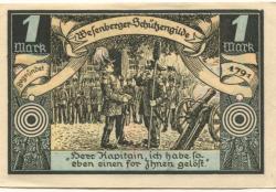 Wesenberg - Stadt - 1.7.1921 - 31.12.1921 - 1 Mark