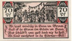 Westerhorn - Gemeinde - - 31.12.1921 - 70 Pfennig