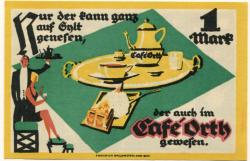 Westerland (heute: Gemeinde Sylt) - Orth, Cafe - -- - 1 Mark 