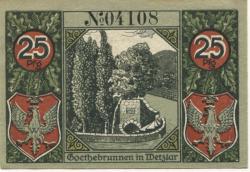 Wetzlar - Stadt - 14.9.1920 - 25 Pfennig