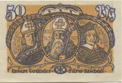 Wiedenbrück (heute: Rheda-Wiedenbrück) - Stadt - 1.7.1921 - 50 Pfennig