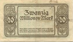 Wiesbaden - Kreis - September 1923 - 20 Millionen Mark