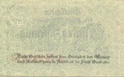 Wiesbaden - Stadt - September 1919 - 50 Pfennig