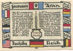Wiesbaden - Freytag, Dr. (Souveräner Aran) - 21.4.1921 - 5.4.1922 - 1/2 Mark
