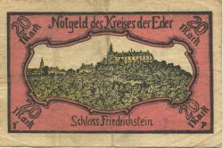 Wildungen (Bad) - Eder-Kreis - 15.11.1922 - 20 Mark