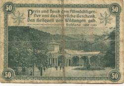 Wildungen (Bad) - Stadt - 18.10.1918 - 50 Pfennig