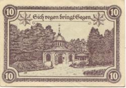 Wildungen (Bad) - Stadt - 25.3.1920 - 10 Pfennig