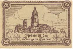 Wildungen (Bad) - Stadt - 25.3.1920 - 25 Pfennig