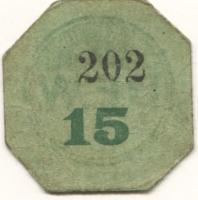 Wilhelmsburg (heute: Hamburg) - Deusche Erdölwerke GmbH, Reiherstiegdeich - -- - 15 Pfennig