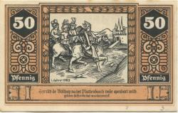Wilsnack - Stadt - - 30.6.1922 - 50 Pfennig