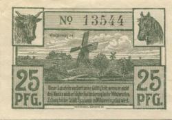 Wilster - Städtische Sparkasse - 13.7.1920 - 25 Pfennig 