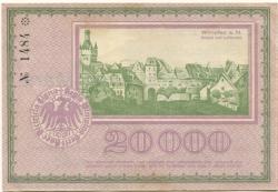 Wimpfen - Stadt - 11.8.1923 - 20000 Mark
