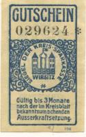 Wirsitz (heute: PL-Wyrzysk) - Kreissparkasse - 28.3.1918 - 50 Pfennig