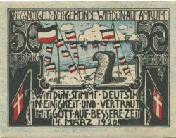 Wittdün - Gemeinde - 14.3.1920 - 50 Pfennig 