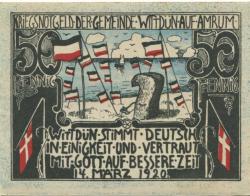 Wittdün - Gemeinde - 14.3.1920 - 50 Pfennig 
