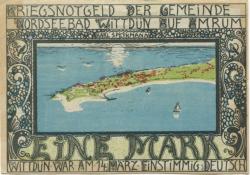Wittdün - Gemeinde - 14.3.1920 - 1 Mark 