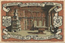 Wittenberg - Lutherhalle - 26.2.1922 - 1.4.1922 - 50 Pfennig
