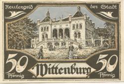 Wittenburg - Stadt - - 30.4.1922 - 50 Pfennig