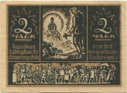 Witzenhausen - Vereinigung zur Erhaltung der Jugend-Burg Ludwigstein eV - 4.4.1921 - 4.4.1922 - 2 Mark