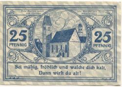 Wörishofen (Bad) - Gemeinde - 1921 - 25 Pfennig