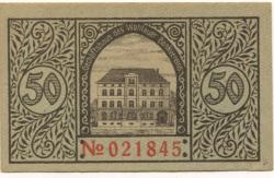 Wohlau (heute: PL-Wolów) - Wohlauer Bankverein eGmbH - 25.2.1920 - 50 Pfennig