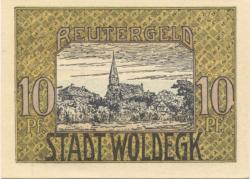 Woldegk - Stadt - - 31.5.1922 - 10 Pfennig