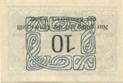 Wollstein (heute: PL-Wolsztyn) -Stadt - 1.4.1918 - 31.12.1919 - 10 Pfennig 