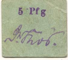 Wongrowitz (heute: PL-Wagrowiec) - Stadt - -- - 5 Pfennig 