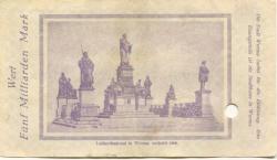Worms - Stadt - 15.10.1923 - 1.4.1924 - 5 Milliarden Mark