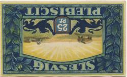 Woyens (heute: DK-Vojens) - Gemeinde - -- - 25 Pfennig