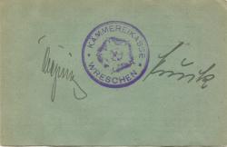Wreschen (heute: PL-Wrzesnia) - Stadt - - 31.12.1914 - 1/2 Mark