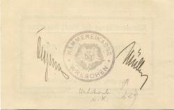 Wreschen (heute: PL-Wrzesnia) - Stadt - - 31.12.1914 - 1 Mark