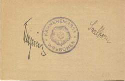 Wreschen (heute: PL-Wrzesnia) - Stadt - - 31.12.1914 - 2 Mark