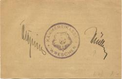 Wreschen (heute: PL-Wrzesnia) - Stadt - - 31.12.1914 - 2 Mark