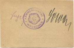 Wreschen (heute: PL-Wrzesnia) - Stadt - - 31.12.1914 - 2 Mark