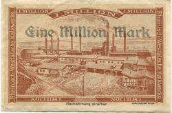 Wülfrath-Dornap (heute: Wuppertal) - Rheinisch-Westfälische Kalkwerke - 20.8.1923 - 31.12.1923 - 1 Million Mark
