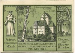 Wünschendorf - Gemeinde - 20.9.1921 - 50 Pfennig